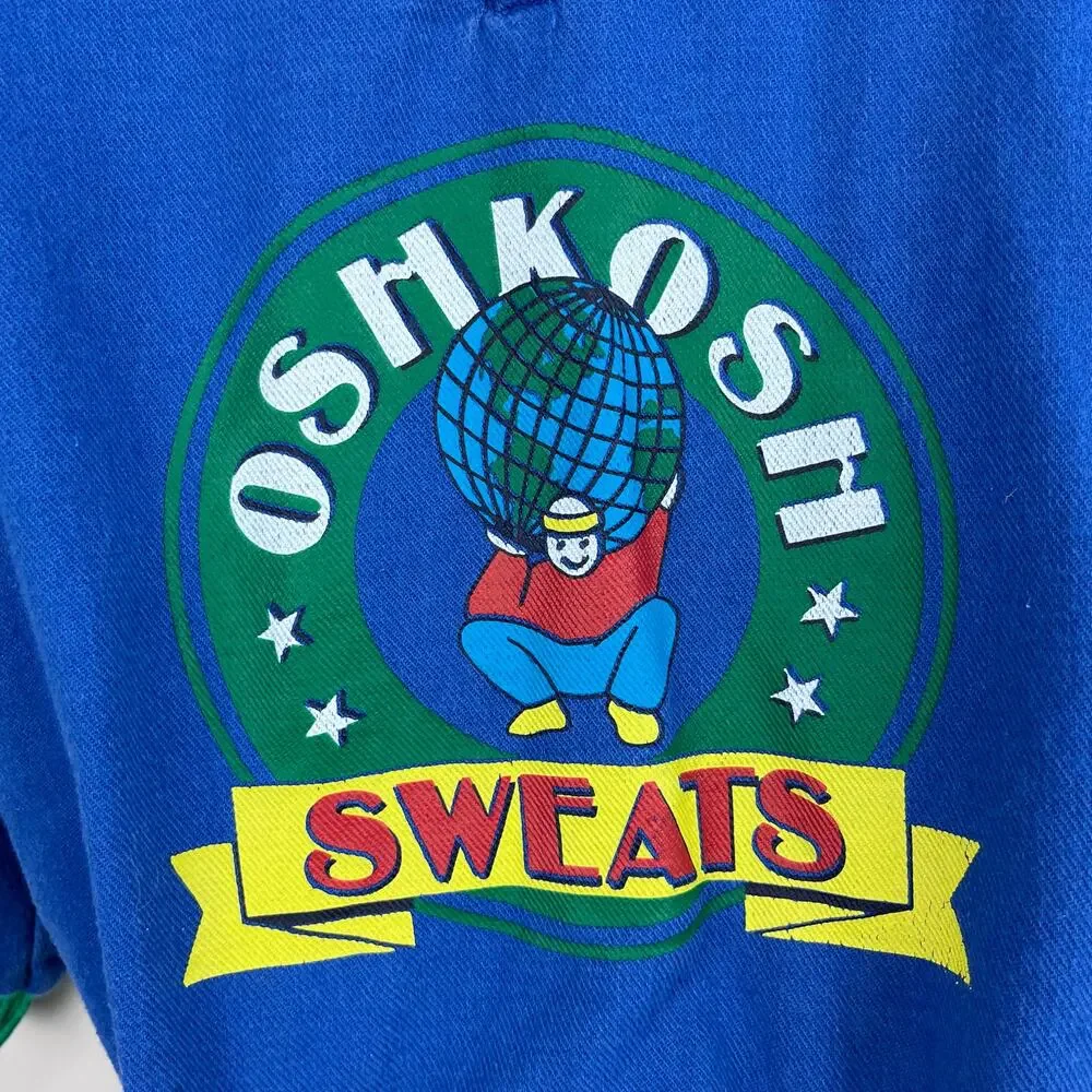 Vintage OshKosh B'gosh Blue Sweats Pullover 6 USA